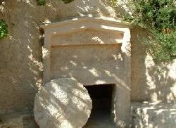 Tomb and closing stone